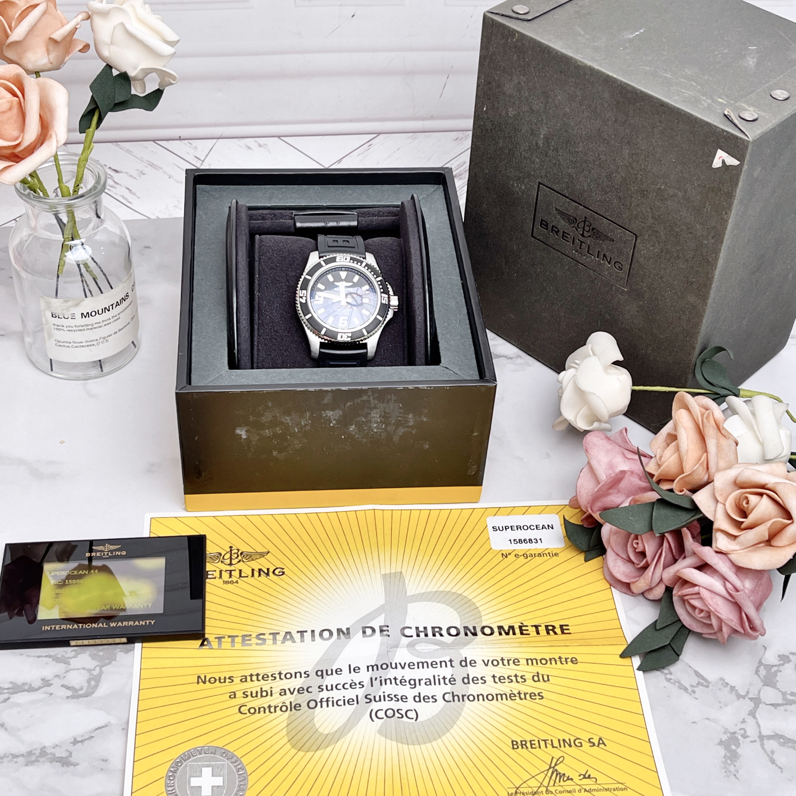 95新 BREITLING/百年灵 超级海洋系列A1739102/BA76腕表