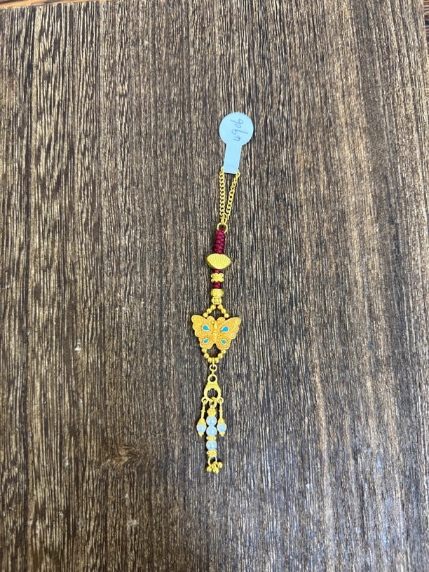 足金手工定制蝴蝶