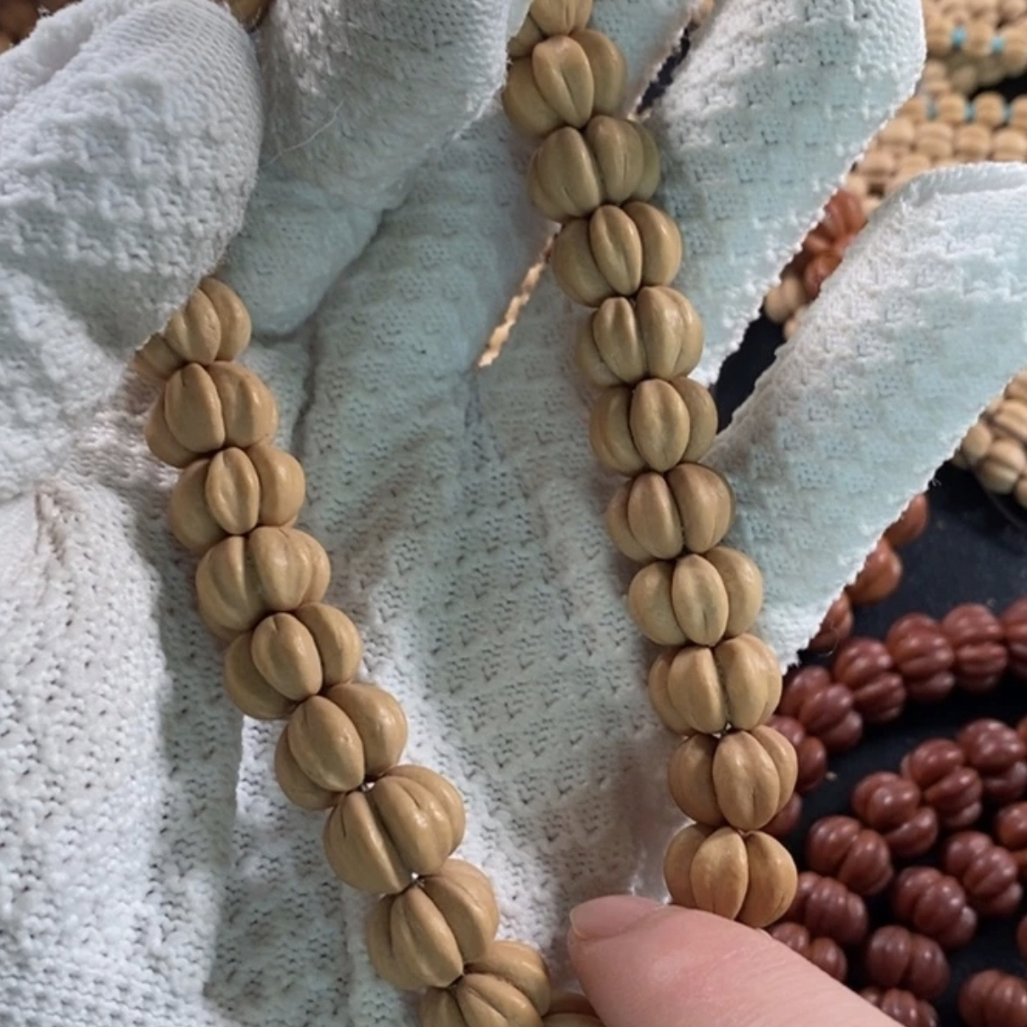 精品五福籽山楂核强迫症款手串