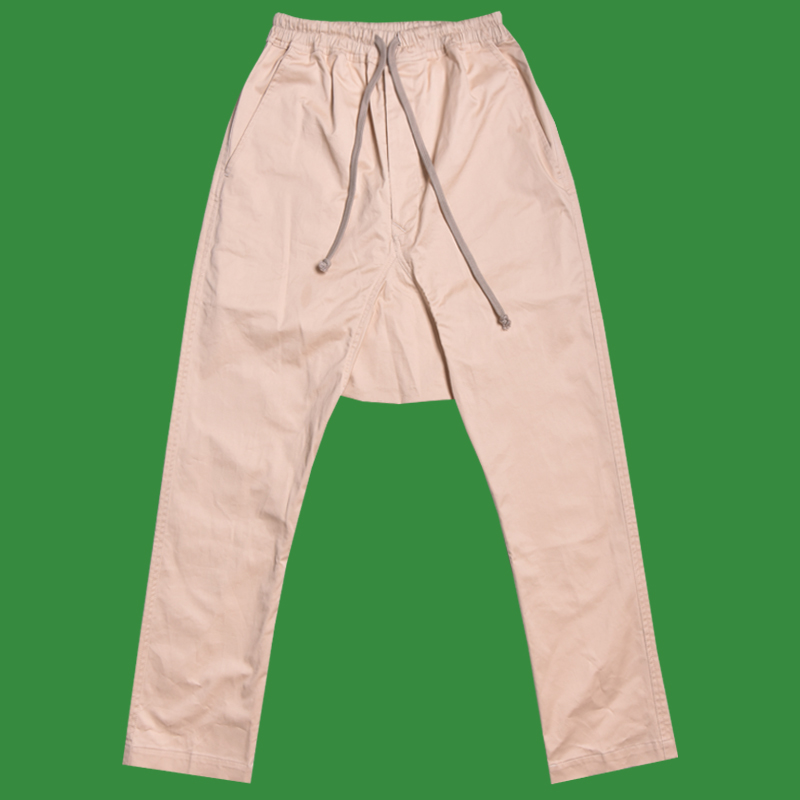 RO 2022新款后口袋小钉子装饰哈伦工装直筒长裤商务时尚休闲男裤