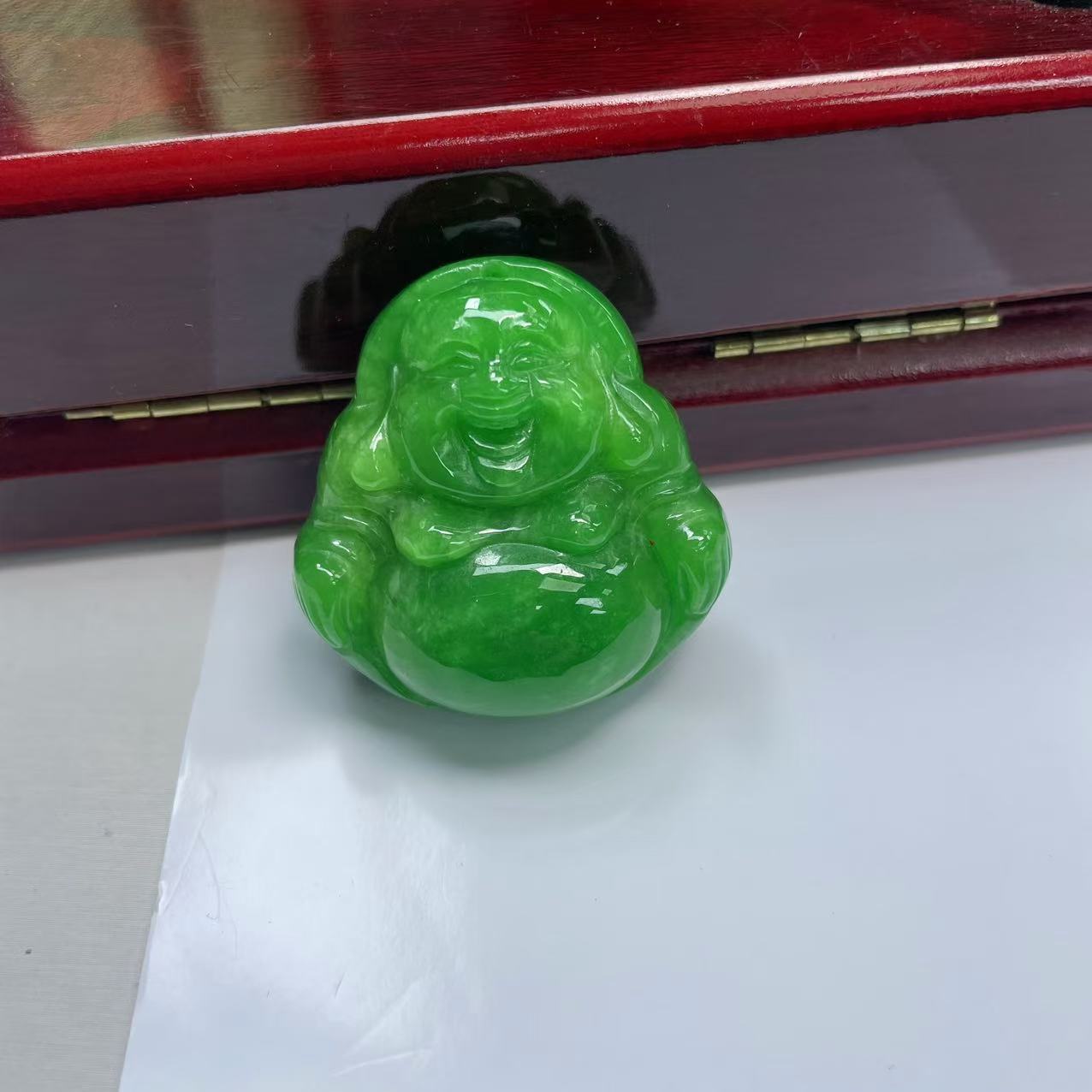 阳绿佛公吊坠-1WQ720