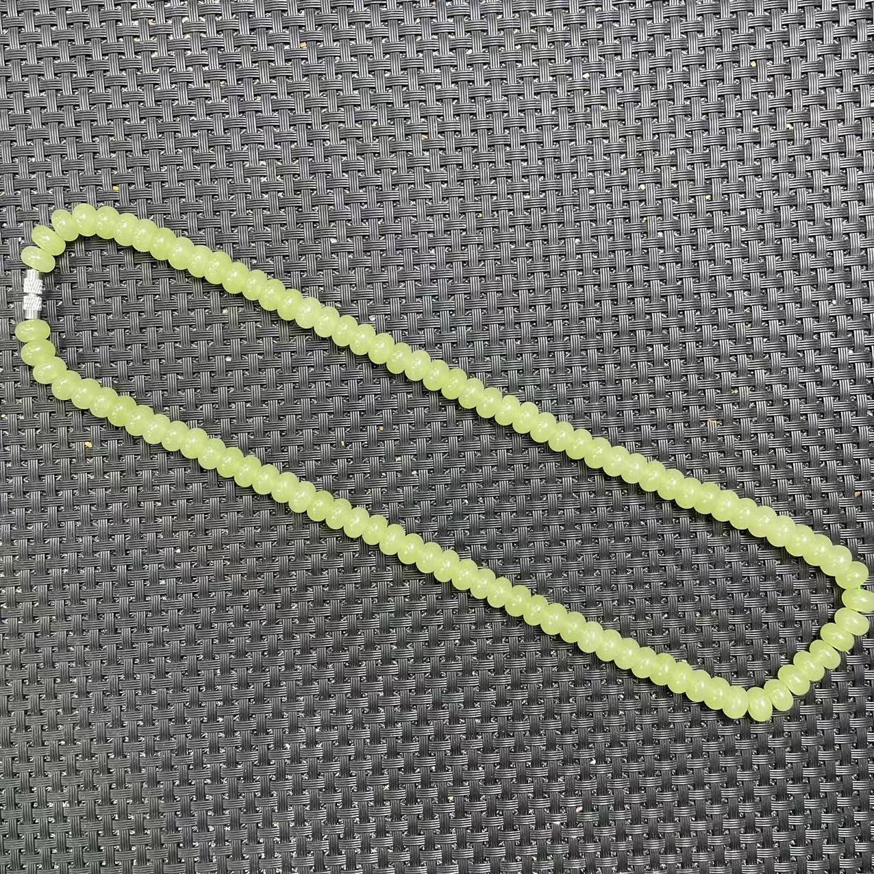 【大喜儿】鸭蛋青色系算盘8m时尚项链1WQ525