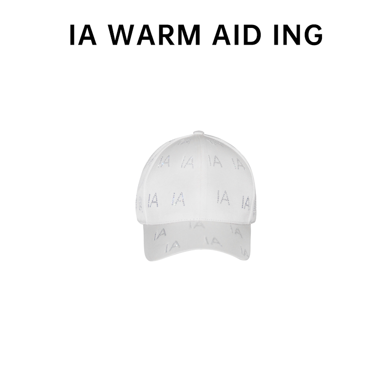 IA WARM AID ING 棒球帽水钻烫钻原创设计师品牌时尚休闲经典