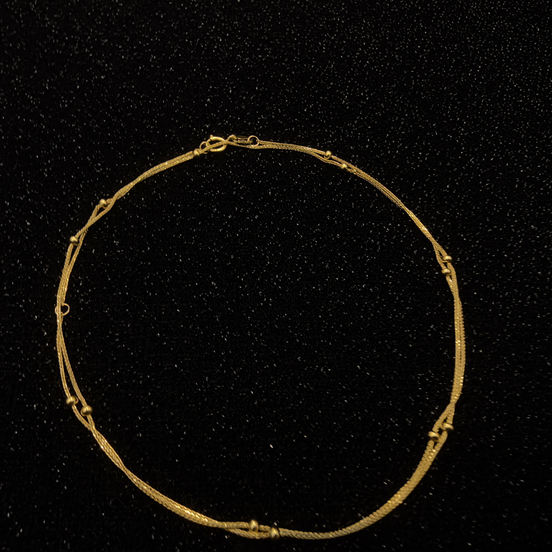 千禧黄金 18k金 肖邦间珠项链（多样性发货）