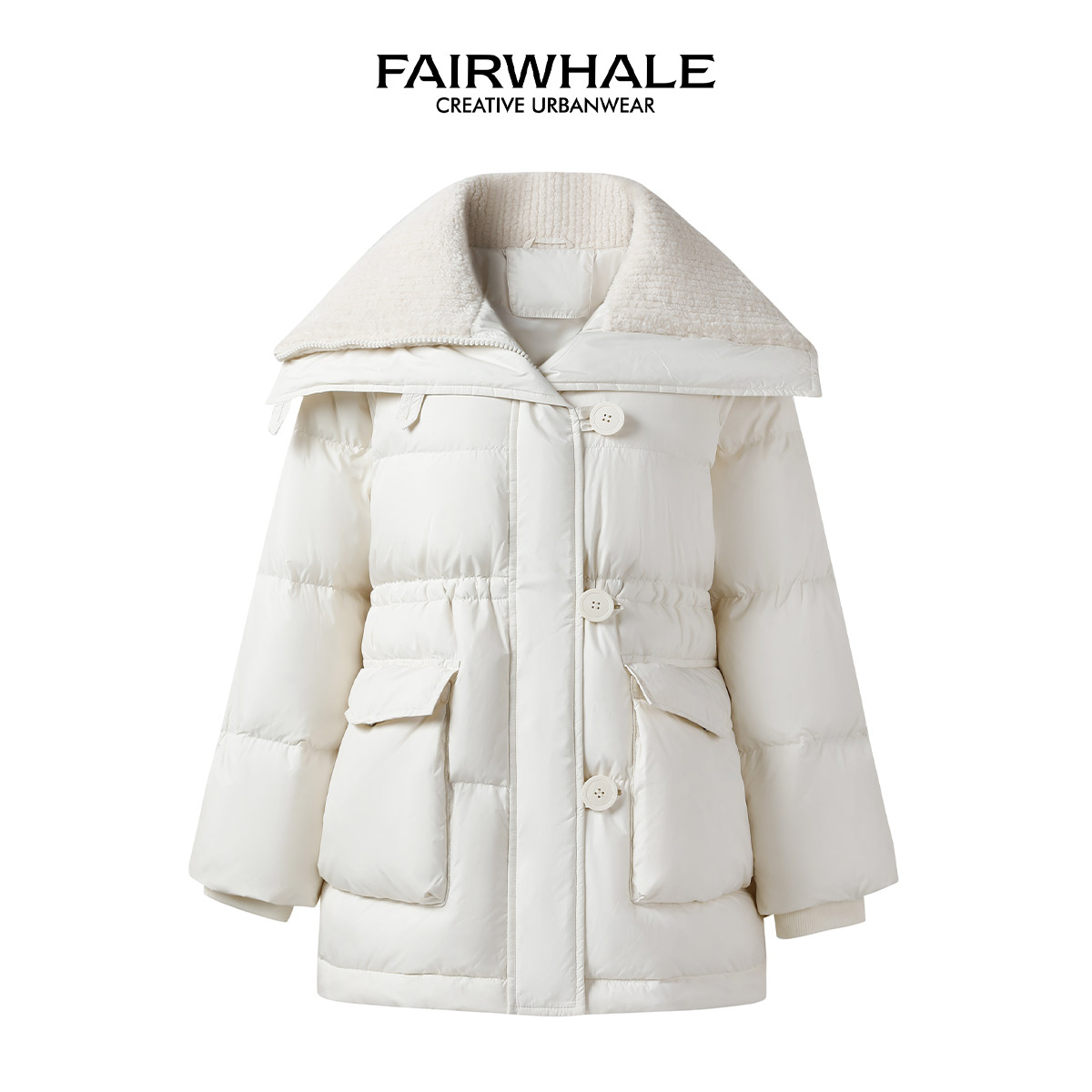 马克华菲女装冬季小香风羽绒服外套F34014A005