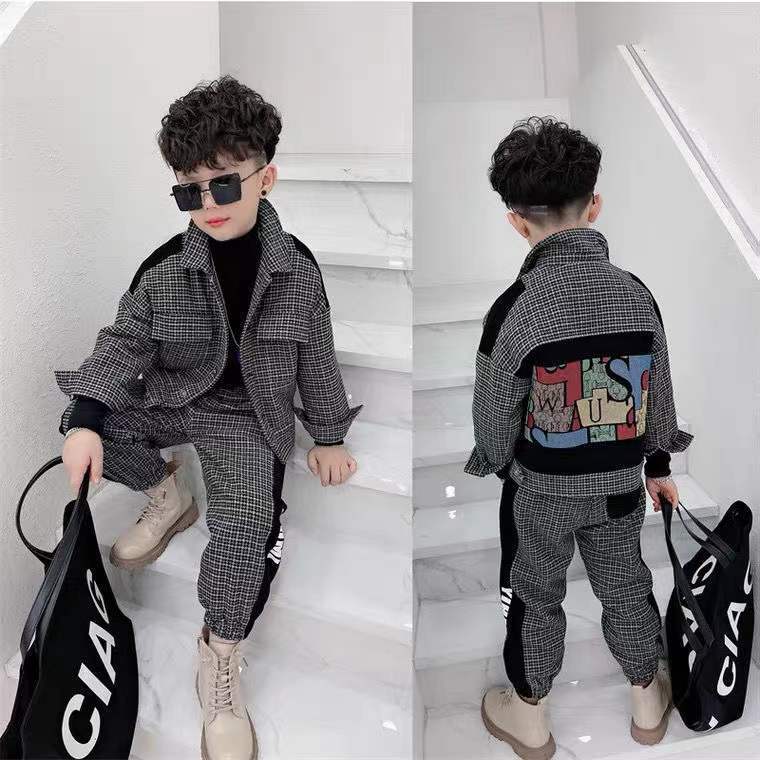 童装男童秋冬套装2024年新款韩版潮休闲帅洋气时髦中大儿童两件套