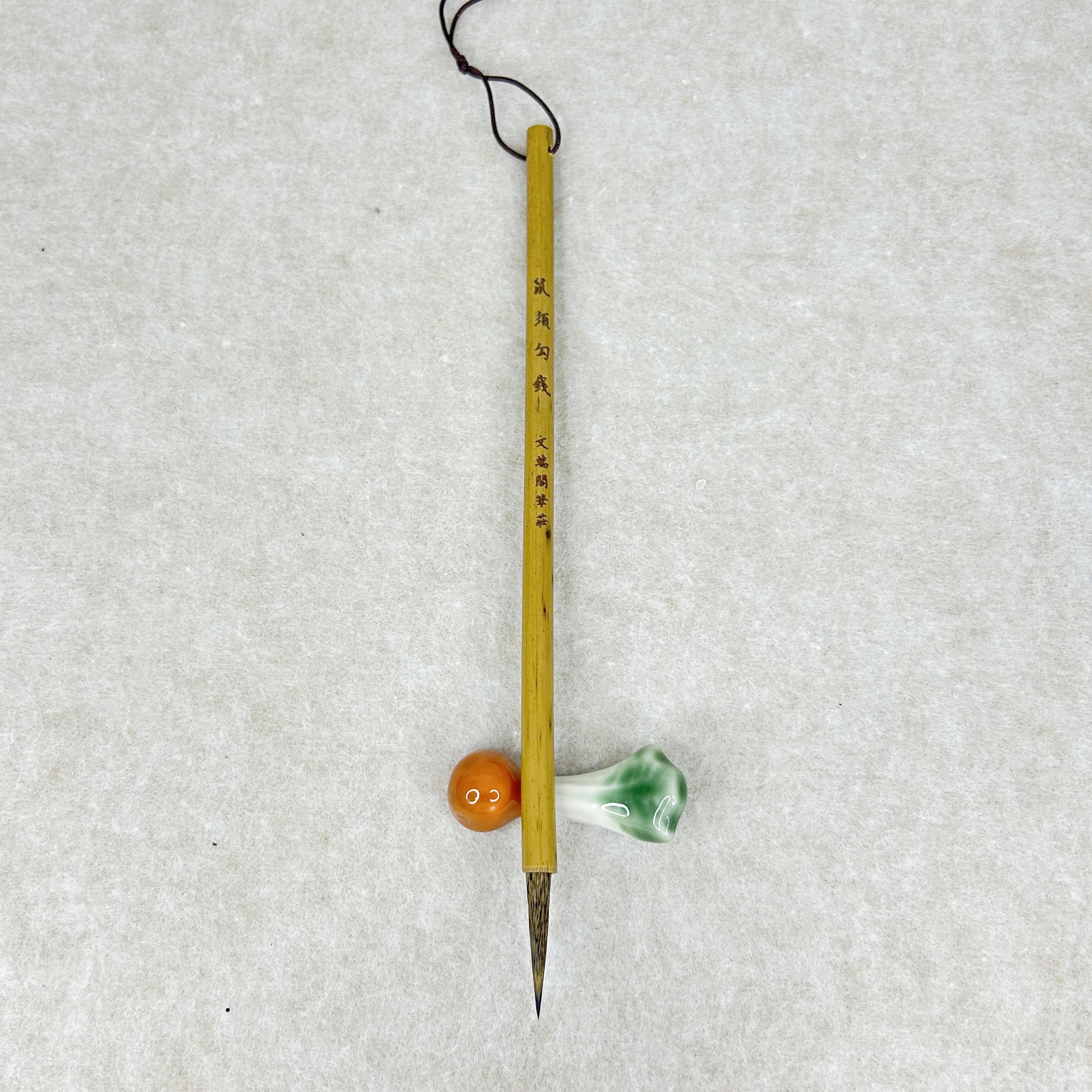 【鼠须勾线】出锋3.2口径0.55cm瘦金国画工笔白描花鸟人物勾线毛笔