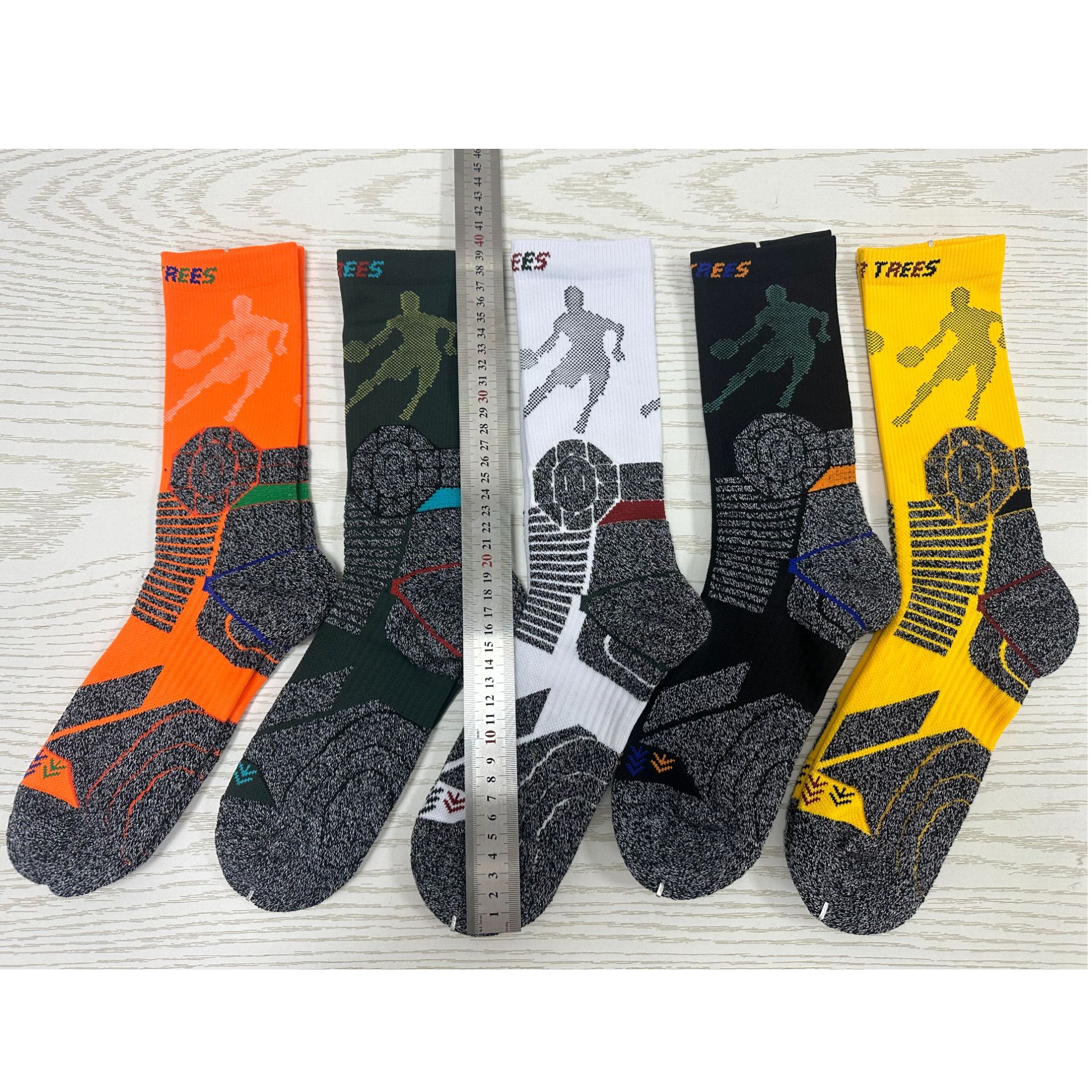 篮球运动袜潮流男士运动袜球袜脚步防护透气吸汗高筒潮袜篮球袜