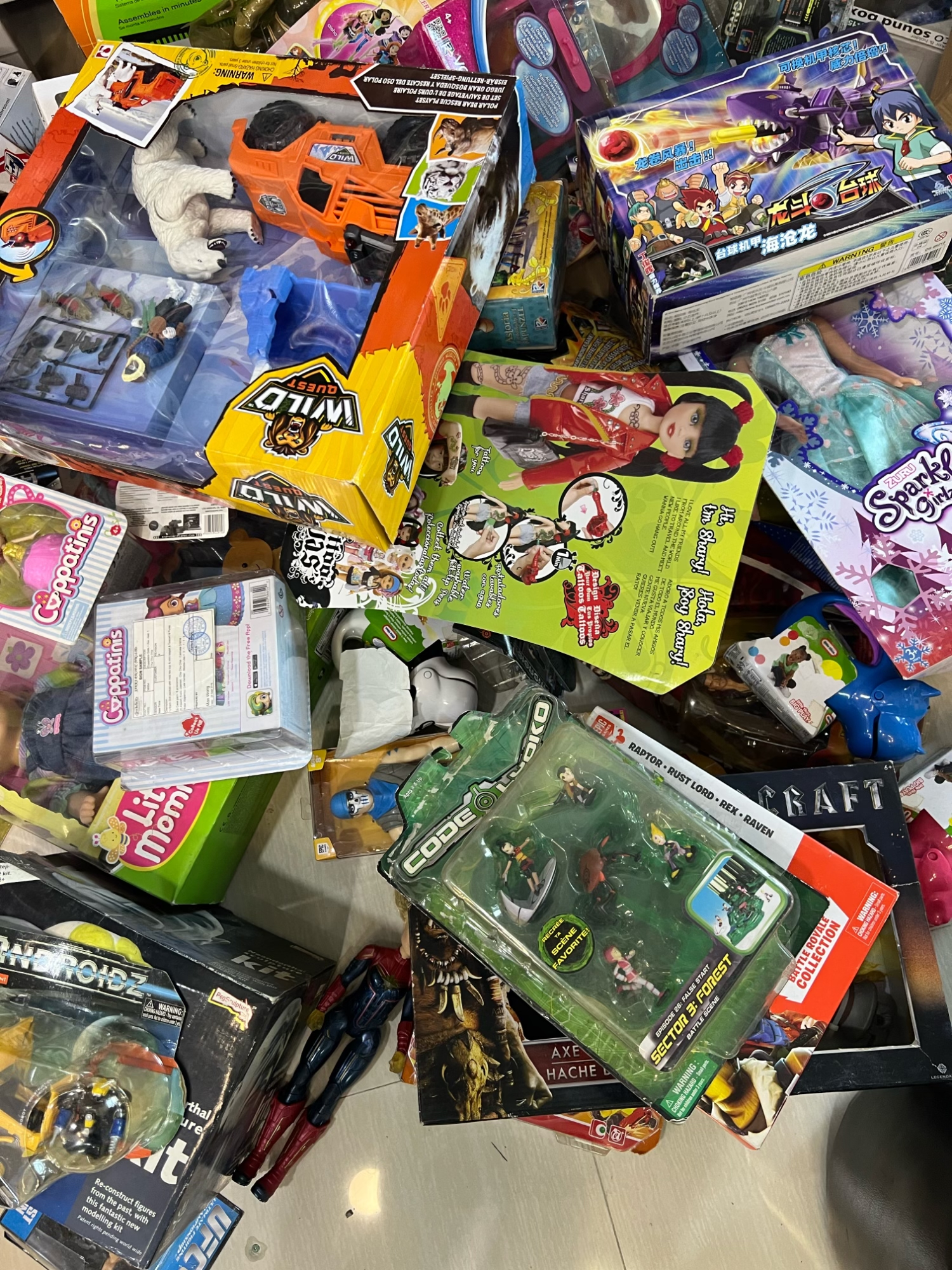 过家家玩具样品处理