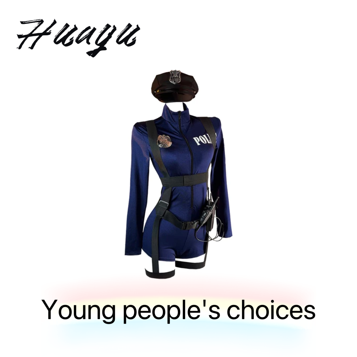 【80-170】辣妹女装兔子警官朱迪女警性感万圣节漫展纯欲连衣裙