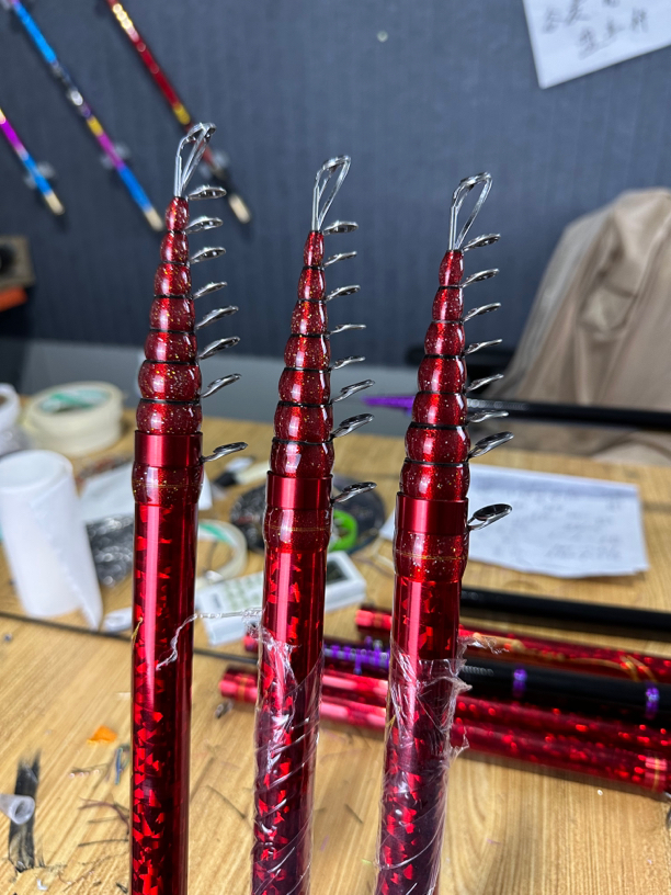 进口A环改装路滑矶钓竿滑瓢竿超轻超硬鲤鱼竿远抛竿矶钓海竿