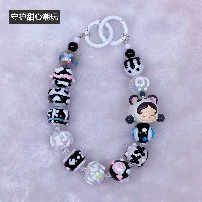 【主播代拆盒】正版萌粒手工常规款钥匙扣潮玩盲盒挂饰