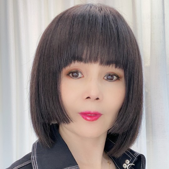 丽诗雅假发纯手工全真发超轻薄透气时尚个性公主切中发超自然