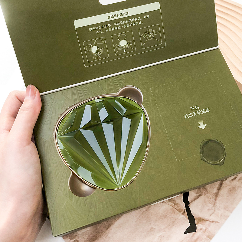 【防晒+隔离+遮瑕 三合一】绿宝石隔离防晒气垫SPF50防水防汗气垫