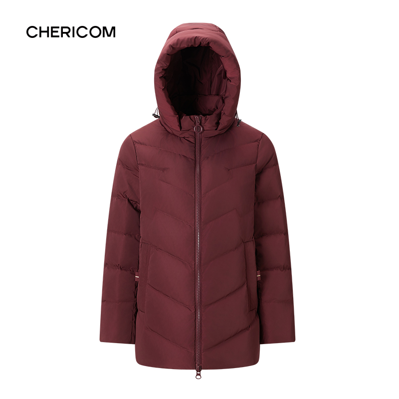 Chericom/千仞岗2024年新款保暖舒适加厚女装羽绒服Y298305Y