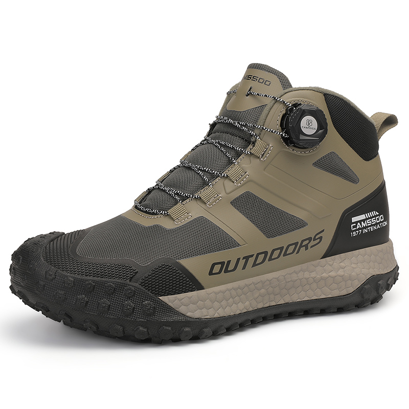 秋冬加毛厚款美骆防滑徒步鞋男女中邦登山鞋6630码数正