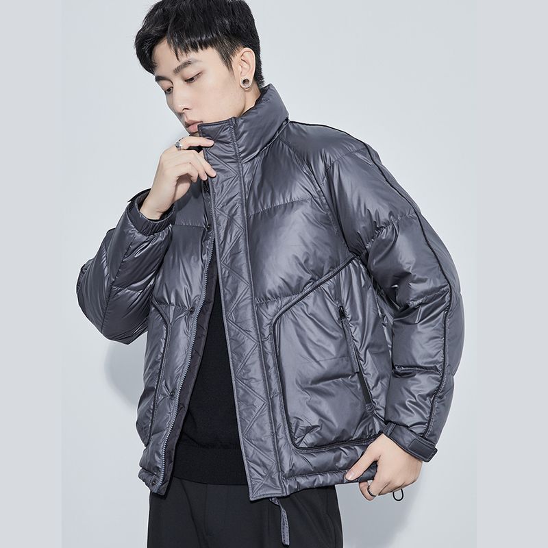 羽绒服男士短款轻薄2023冬季新款韩版宽松保暖外套羽绒袄