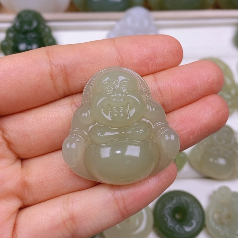 【闪购商品】和田玉颈饰未镶嵌没**儿