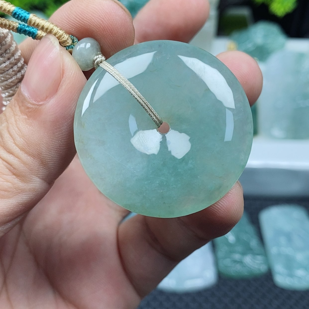 【闪购商品】翡翠颈饰未镶嵌萌*萌