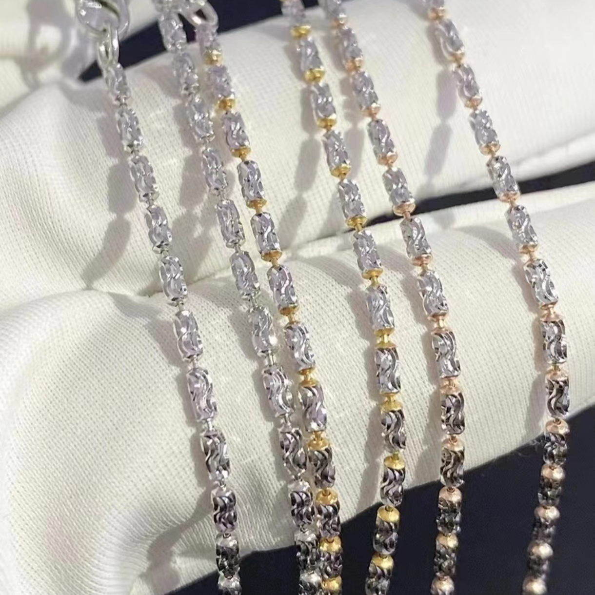 18K金 9克多 24寸 60厘米 时尚轻奢经典百搭链 可调节