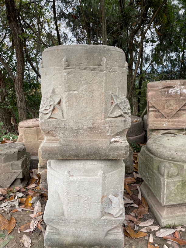 精品石墩（一对）拼相优美