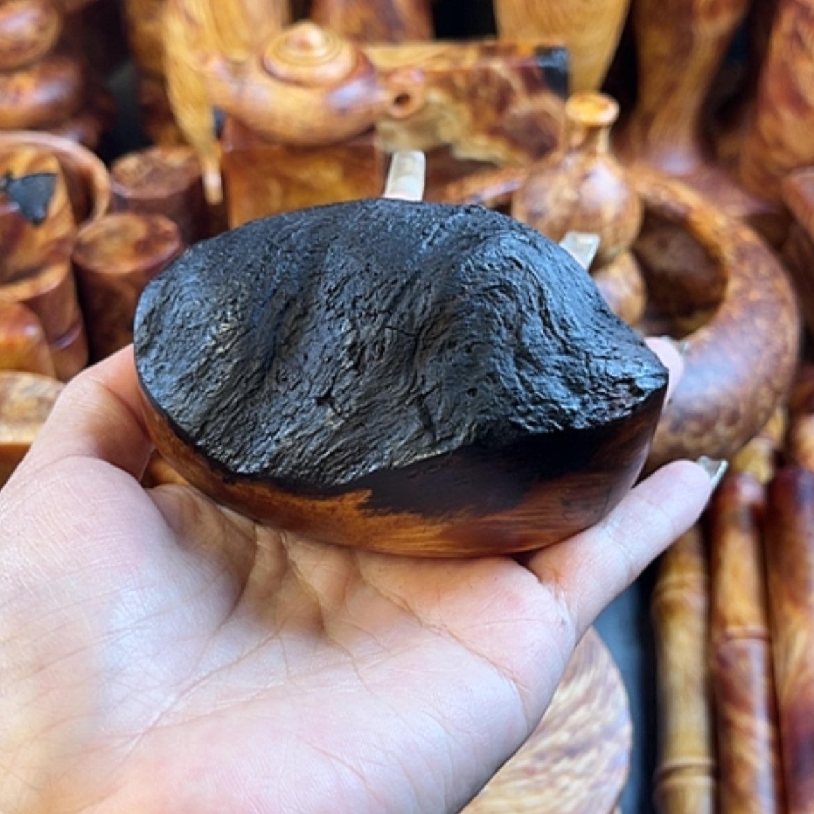 【闪购商品】琥珀木把件品*味