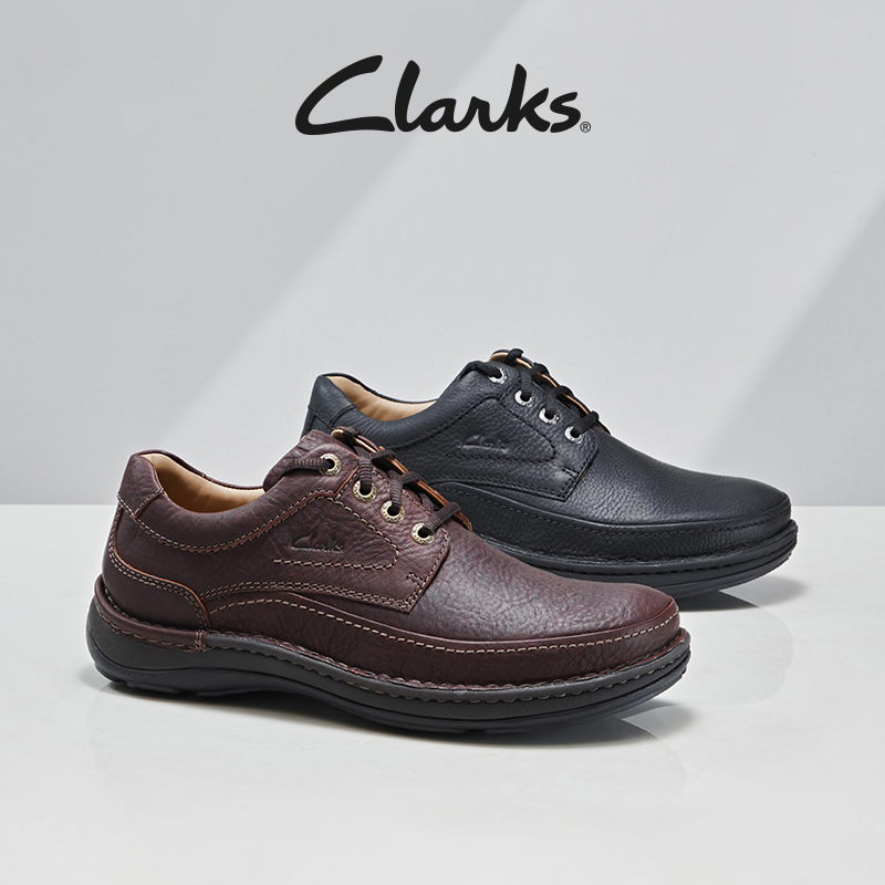 Clarks其乐自然系列男低帮鞋经典百搭爸爸鞋休闲男皮鞋软底防滑