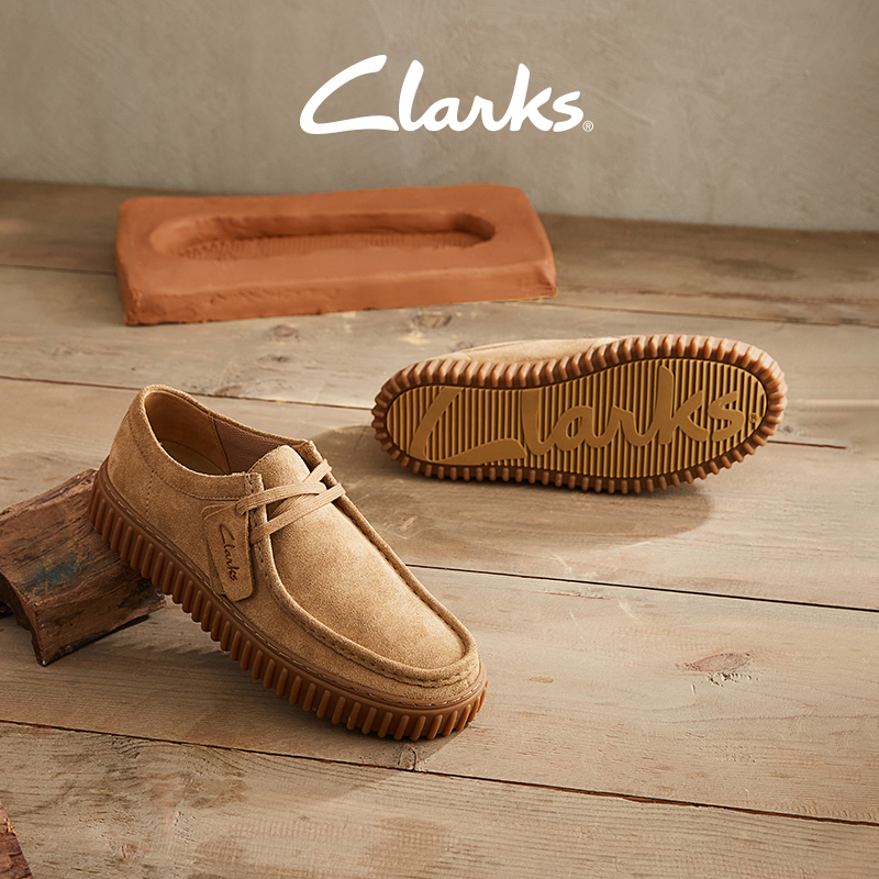 【明星同款】Clarks其乐街头系列饼干鞋男士复古运动时尚舒适休闲鞋