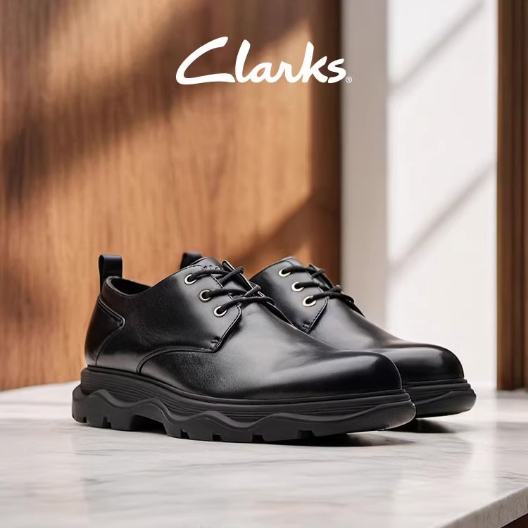 【时装周同款】Clarks其乐引力系列商务休闲皮鞋英伦风舒适牛皮鞋
