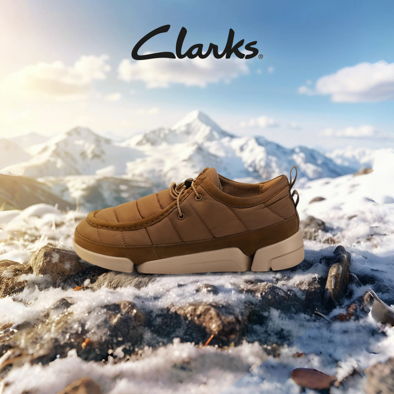 【三瓣鞋】Clarks其乐Trigenic2Warm女款雪地靴菠萝鞋低帮棉鞋
