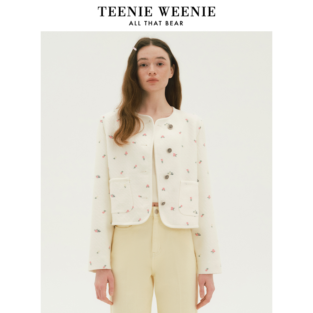 【达人专属】TeenieWeenie小熊24春季气质西装外套TTJK246308N