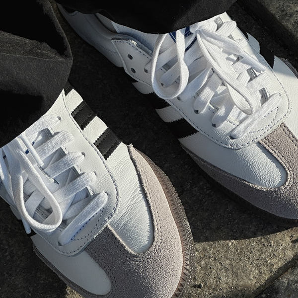 3adidas SAMBA OG SHOES 经典桑巴休闲运动鞋「T头鞋」白色B75806