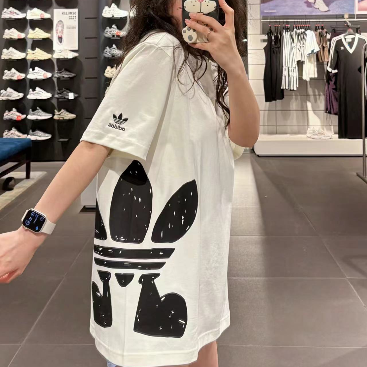 XPAdidas三叶草STREET2T-SHIRT 经典时尚户外运动短袖T恤  JD3246