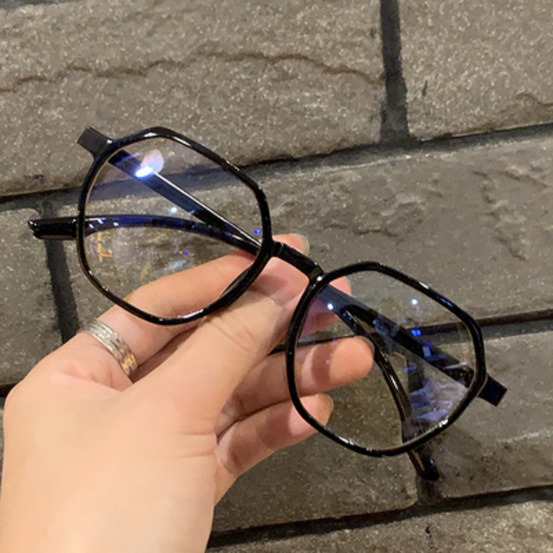 超轻近视眼镜女可配度数防辐射蓝光眼镜ins高颜值大脸显瘦韩版上