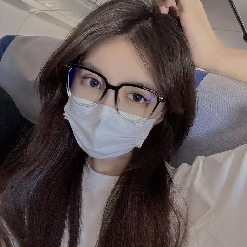 韩版潮流大框黑色眼镜框防蓝光男女大脸显瘦超轻方形镜框可配近潮