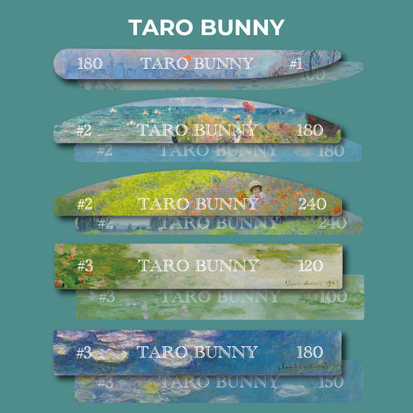 芋头兔天光云影系列美甲搓条进口砂质可水洗超耐磨定制加厚板