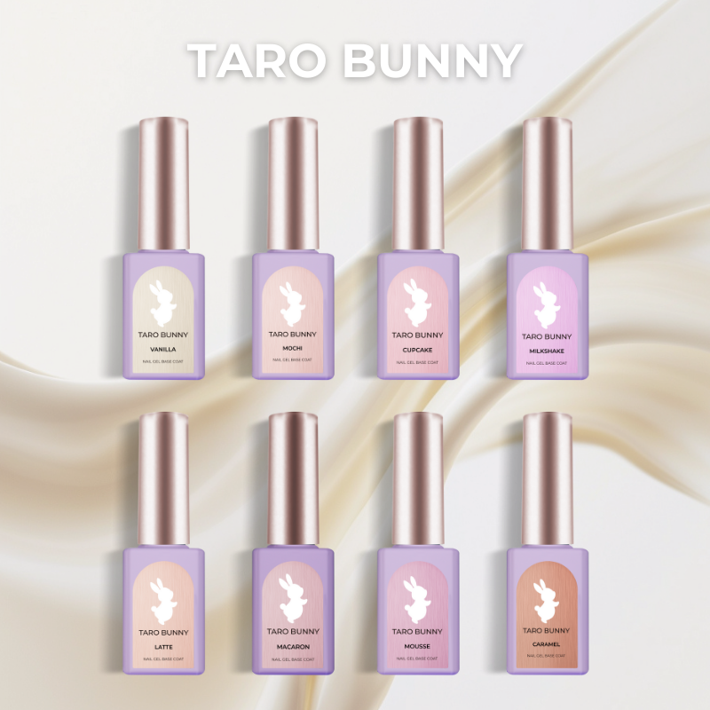 芋头兔醇郁底胶 美甲建构甲油胶 自流平裸色三合一养甲底胶