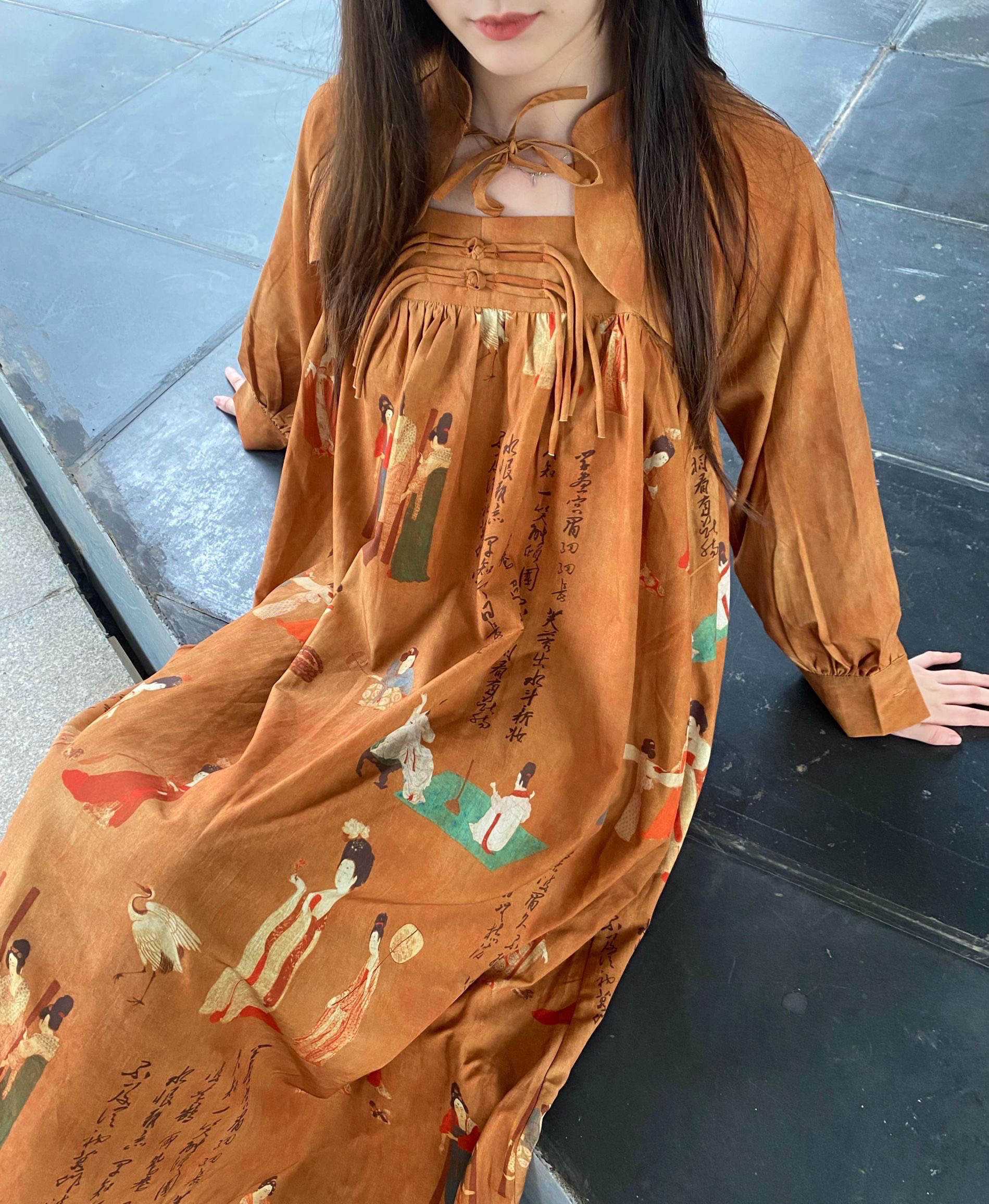真丝服饰秒拍链接桑蚕丝2026香云纱香云纱年轻新款女装中式上衣女