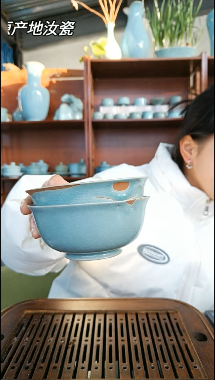 【闪购商品】瓷杯小碗 仿古  支钉烧