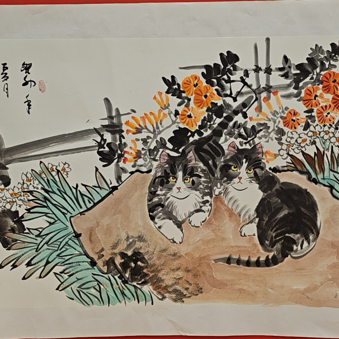 橱窗展示/墨润鑫海文化/国画/孙茂敬老师有证书197