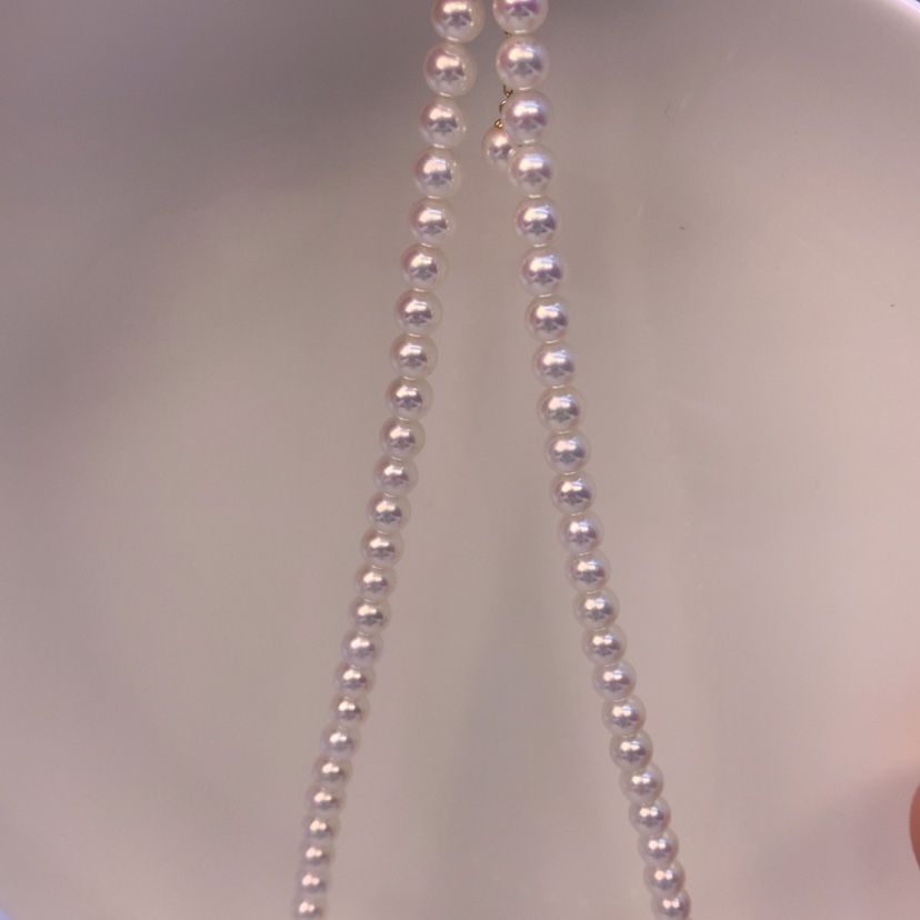 【闪购商品】淡水珍珠颈饰18K金镶嵌