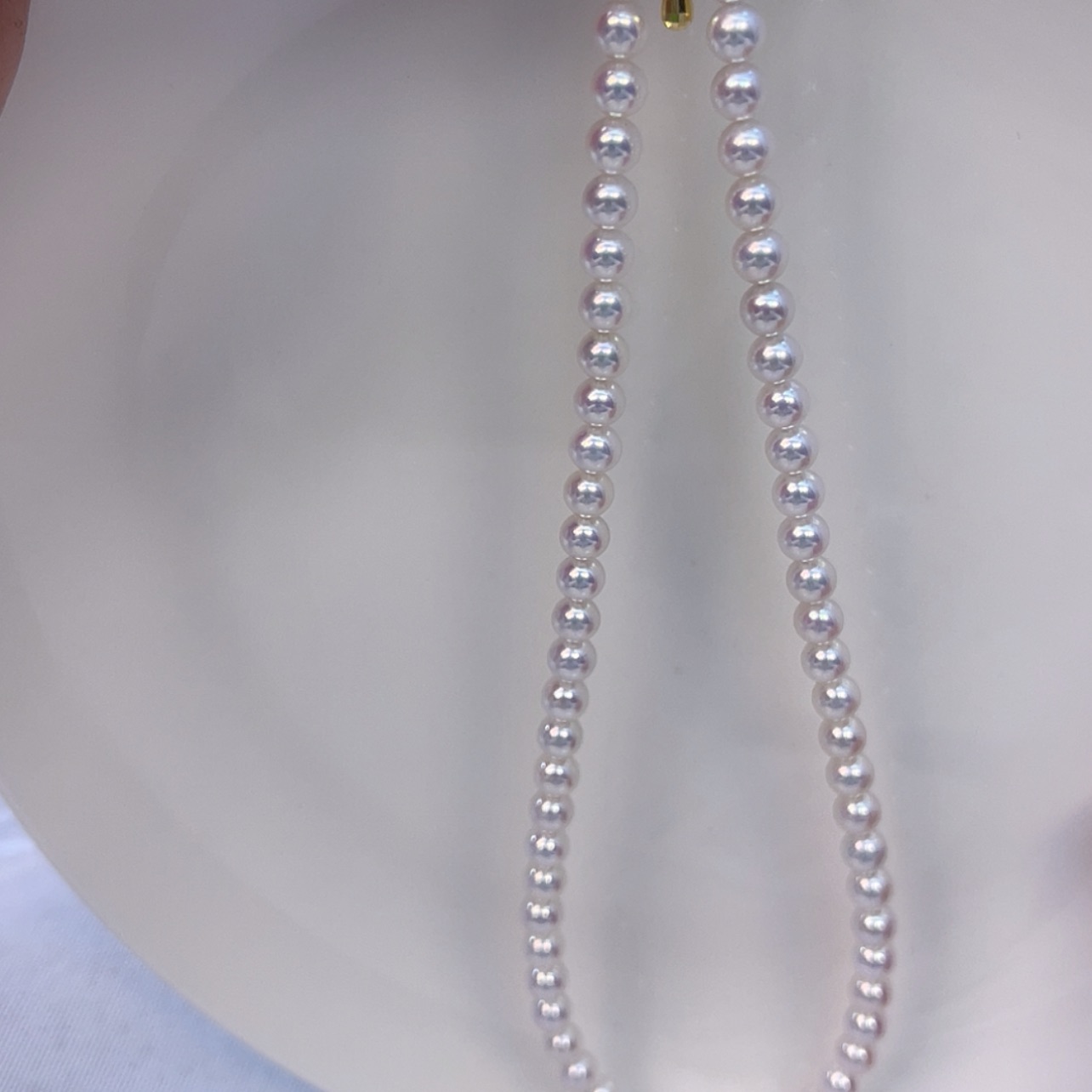 【闪购商品】淡水珍珠颈饰18K金镶嵌