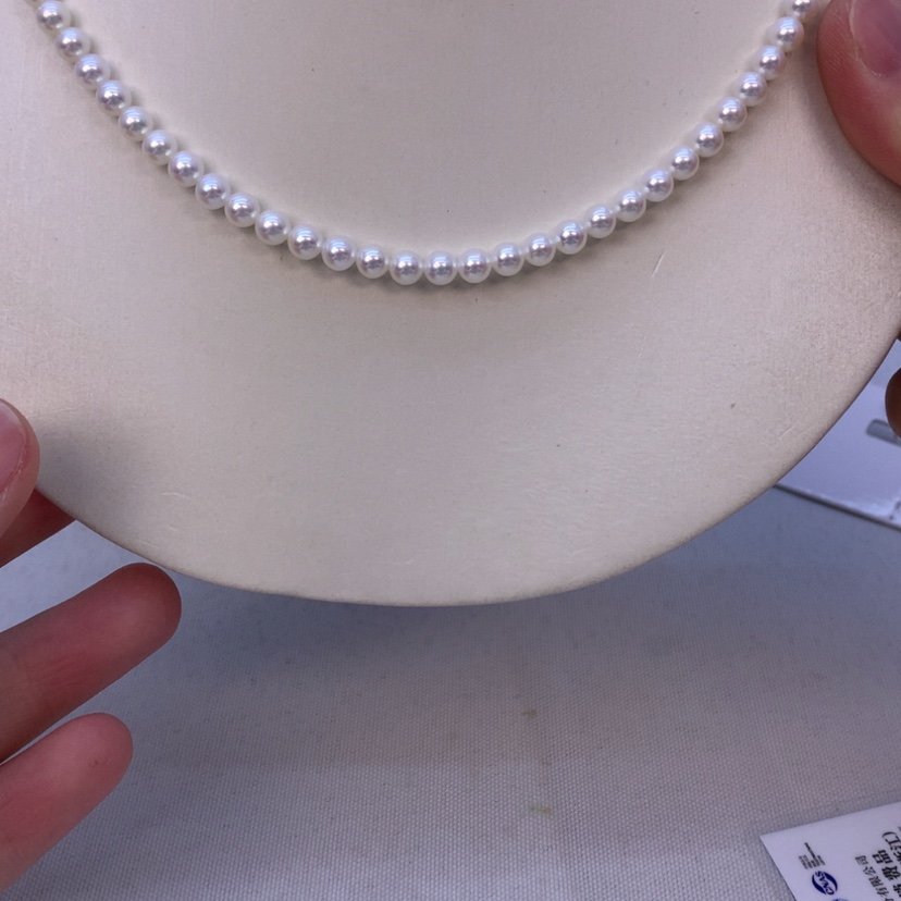 【闪购商品】淡水珍珠颈饰18K金镶嵌无****?