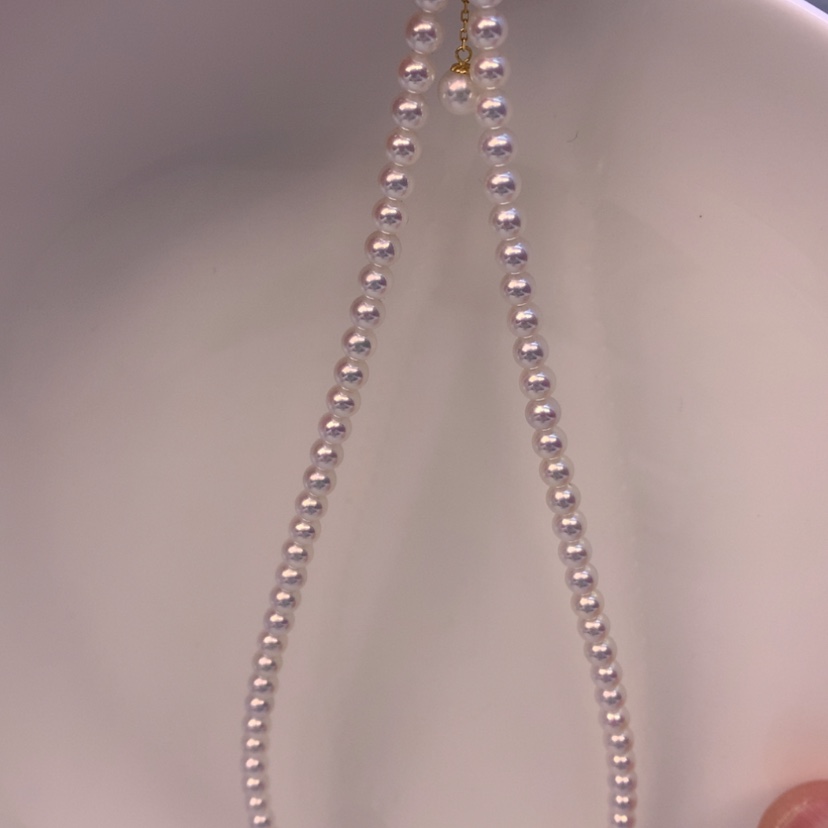 【闪购商品】淡水珍珠颈饰18K金镶嵌