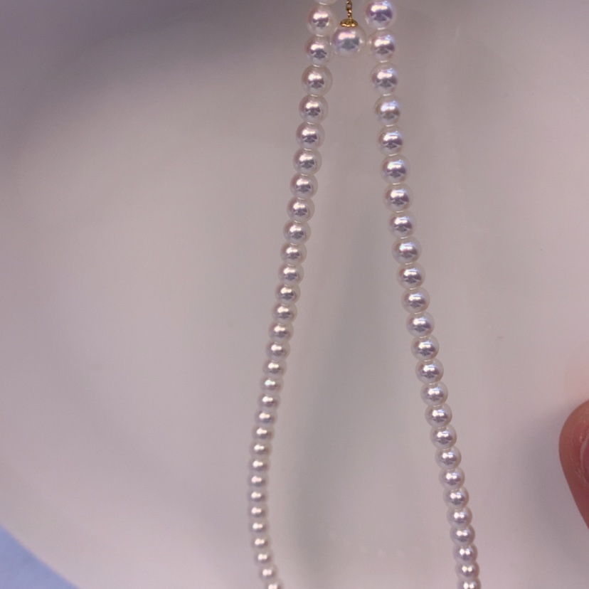 【闪购商品】淡水珍珠颈饰18K金镶嵌