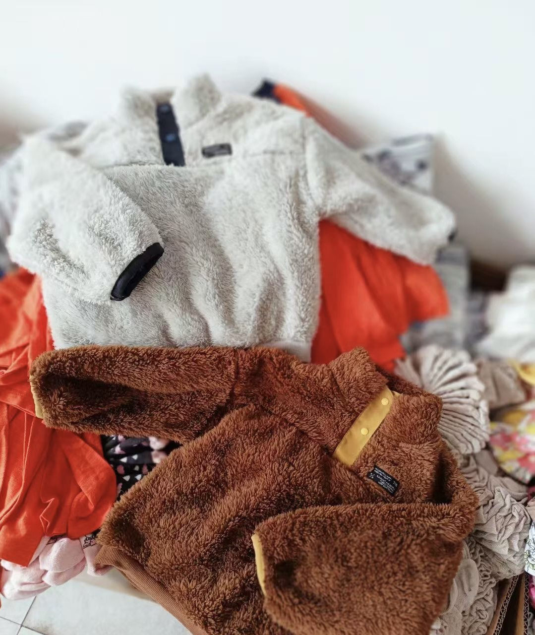 婴幼儿长袖绒绒衣