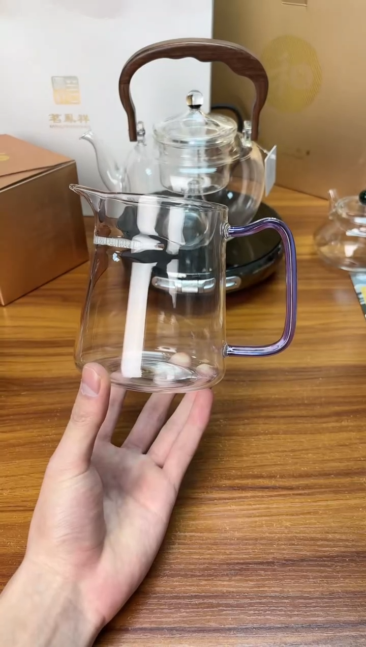 【闪购商品】风谜新月煮茶器紫色