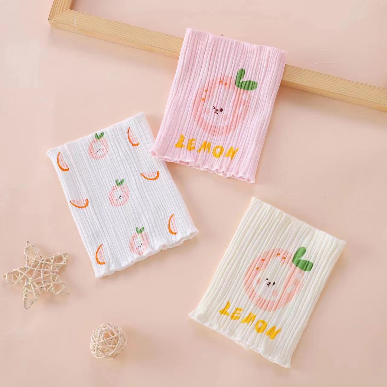 【纯棉双层肚围儿童】宝宝护肚子防着凉婴儿肚围新生儿围肚带护肚子