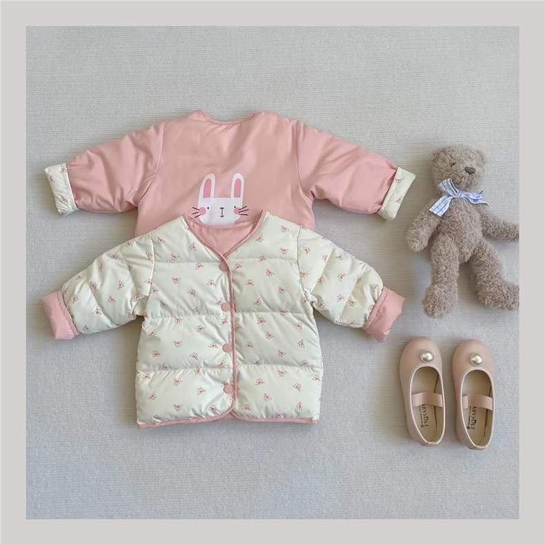 2023韩版新款儿童羽绒服内胆中小童宝宝内穿防寒保暖衣外套跨境微