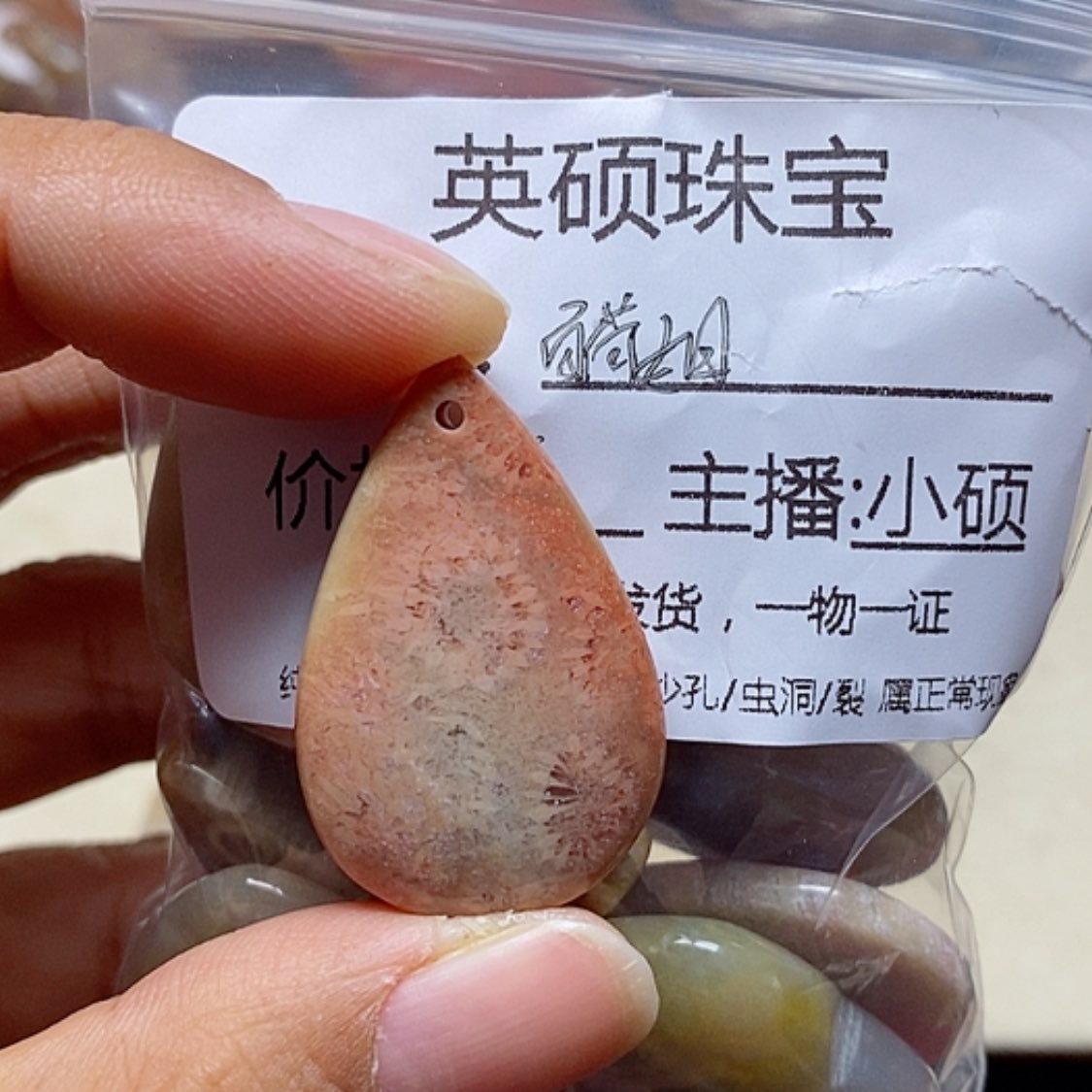 【闪购商品】硅化珊瑚（珊瑚玉）吊坠未镶嵌百**?